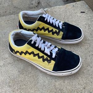 Charlie Brown Themed Vans